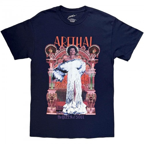Front - Aretha Franklin Unisex Adult The Queen Of Soul T-Shirt