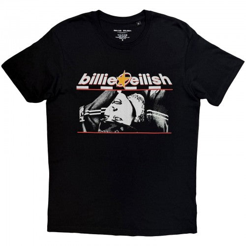 Front - Billie Eilish Unisex Adult Racer Back Print T-Shirt