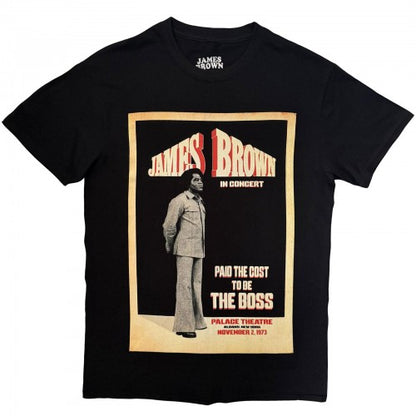 Front - James Brown Unisex Adult The Boss T-Shirt
