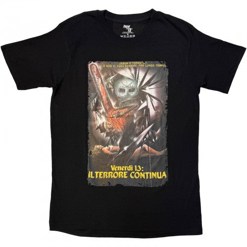 Front - Friday The 13th Unisex Adult Il Terrore Continua T-Shirt