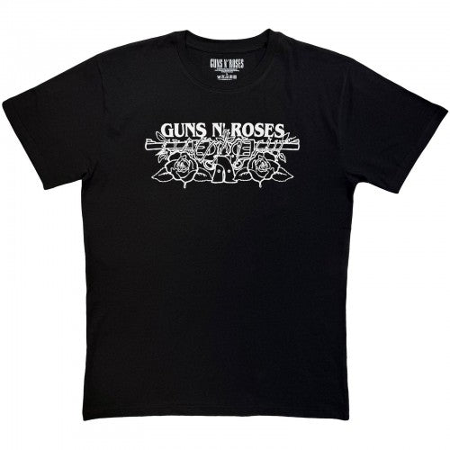 Front - Guns N Roses Unisex Adult Mono Logo T-Shirt