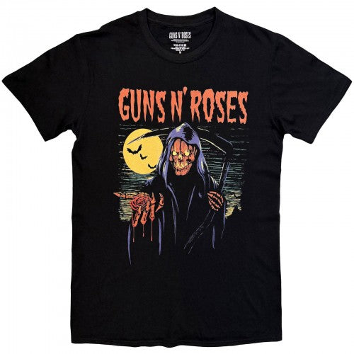 Front - Guns N Roses Unisex Adult Grim Reaper T-Shirt