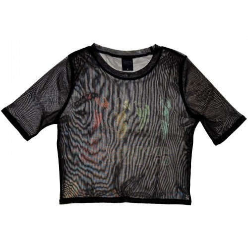 Front - The Doors Womens/Ladies Spectrum Mesh Crop Top