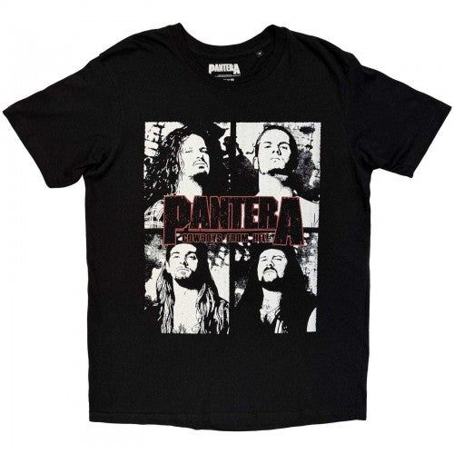 Front - Pantera Unisex Adult Cowboys From Hell Flames Back Print T-Shirt