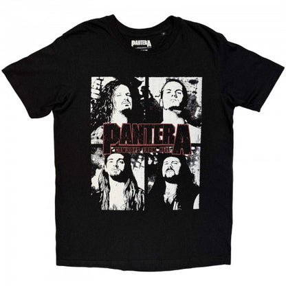 Front - Pantera Unisex Adult Cowboys From Hell Flames Back Print T-Shirt