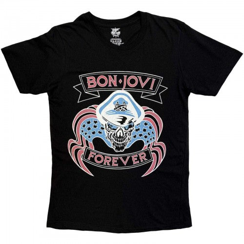 Front - Bon Jovi Unisex Adult The Brotherhood Back Print T-Shirt