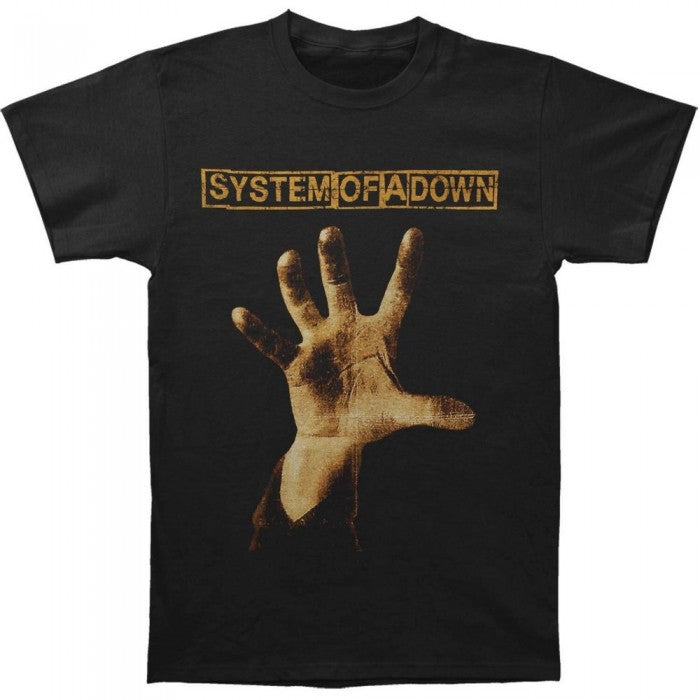 Front - System Of A Down Unisex Adult Hand T-Shirt