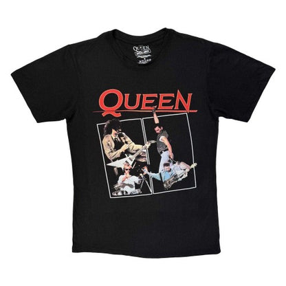 Front - Queen Unisex Adult Poster Carbon T-Shirt