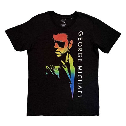 Front - George Michael Unisex Adult Pride T-Shirt