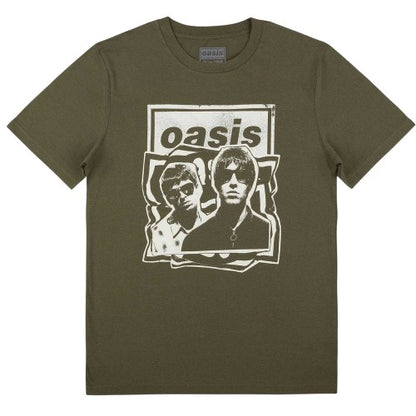 Front - Oasis Unisex Adult Cut Out Photo Print T-Shirt