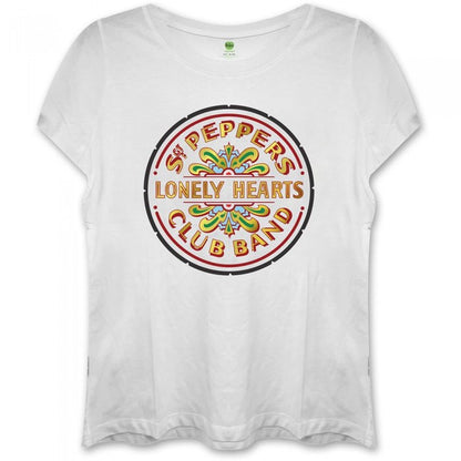 Front - The Beatles Womens/Ladies Sgt Pepper Skinny T-Shirt