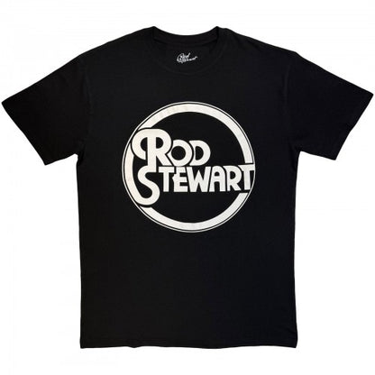 Front - Rod Stewart Unisex Adult Circle Logo T-Shirt