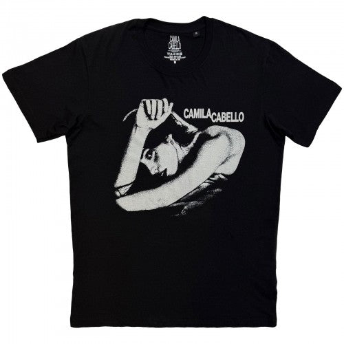 Front - Camila Cabello Unisex Adult Pose Logo T-Shirt