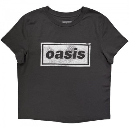 Front - Oasis Womens/Ladies Paint Logo T-Shirt