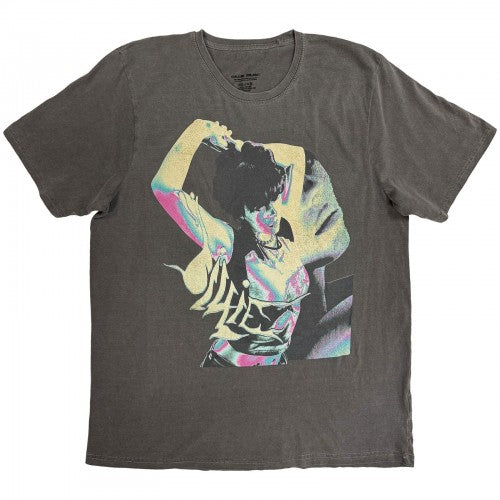 Front - Billie Eilish Unisex Adult Hit Me Hard And Soft Negative Stone Wash T-Shirt