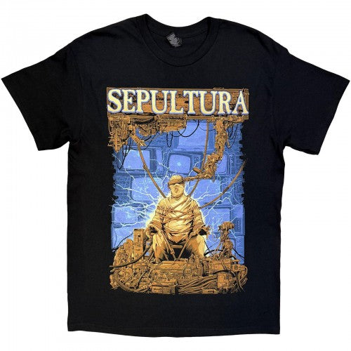 Front - Sepultura Unisex Adult Chaos AD Back Print T-Shirt