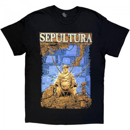 Front - Sepultura Unisex Adult Chaos AD Back Print T-Shirt