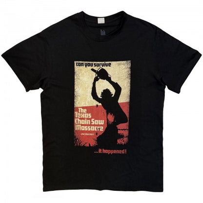 Front - The Texas Chainsaw Massacre Unisex Adult Who Will Survive T-Shirt