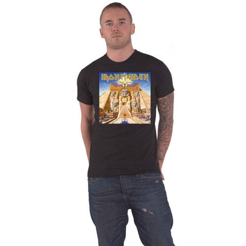 Front - Iron Maiden Unisex Adult Powerslave Album T-Shirt