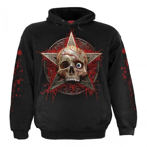 Front - Spiral Direct Unisex Adult Creeping Curse Pull Over Hoodie