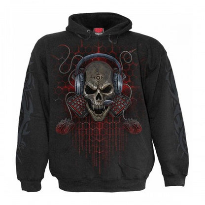 Front - Spiral Direct Unisex Adult PC Gamer Back & Sleeve Print Hoodie