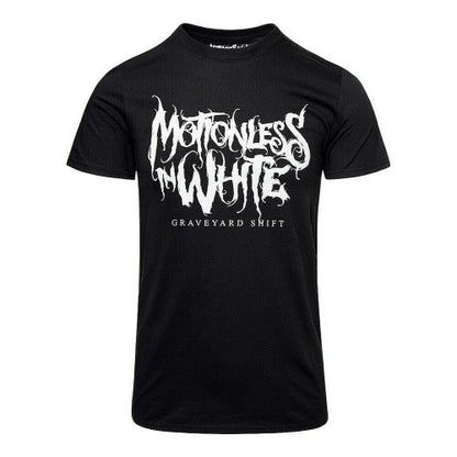 Front - Motionless In White Unisex Adult Graveyard Shift T-Shirt