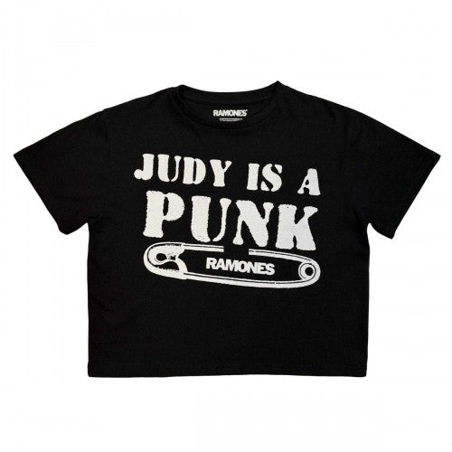 Front - Ramones Womens/Ladies Judy Is A Punk Crop Top