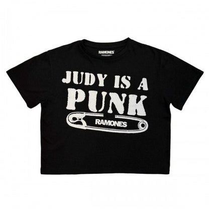Front - Ramones Womens/Ladies Judy Is A Punk Crop Top