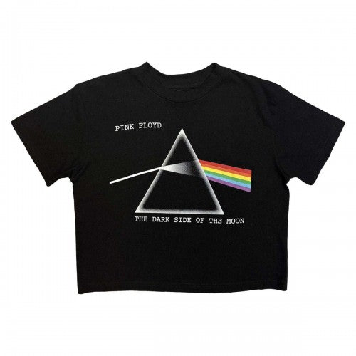 Front - Pink Floyd Womens/Ladies Dark Side Of The Moon Courier Crop Top