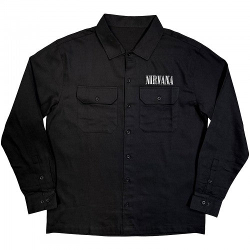 Front - Nirvana Unisex Adult Come As You Are Happy Face Back Print Shirt