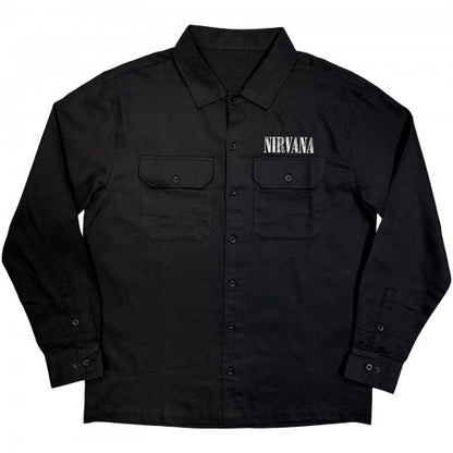 Front - Nirvana Unisex Adult Come As You Are Happy Face Back Print Shirt
