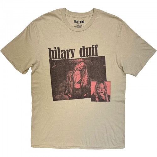 Front - Hilary Duff Unisex Adult Luck Or Something Back Print T-Shirt