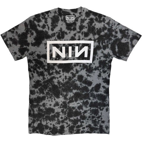 Front - Nine Inch Nails Unisex Adult Logo Washed T-Shirt