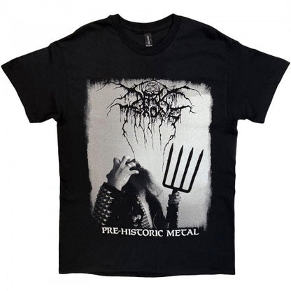Front - Darkthrone Unisex Adult Pre-Historic Metal T-Shirt