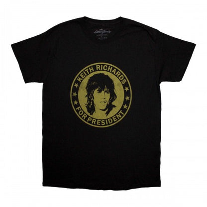 Front - The Rolling Stones Unisex Adult Keith For President T-Shirt