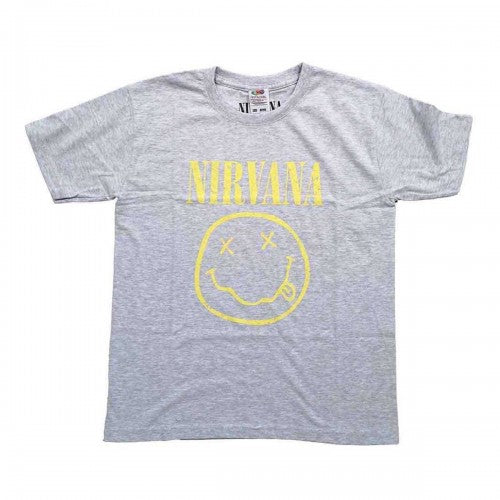 Front - Nirvana Childrens/Kids Happy Face T-Shirt