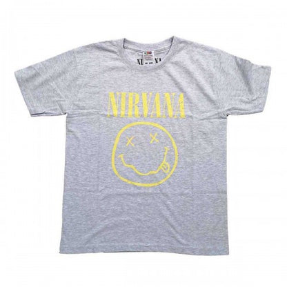 Front - Nirvana Childrens/Kids Happy Face T-Shirt