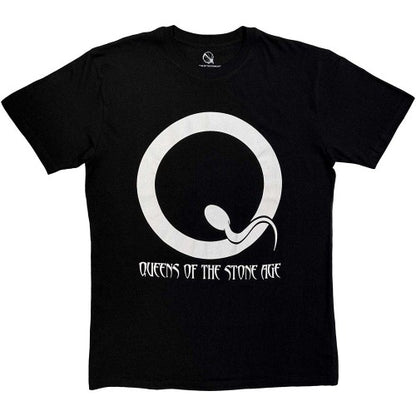 Front - Queens Of The Stone Age Unisex Adult Logo T-Shirt