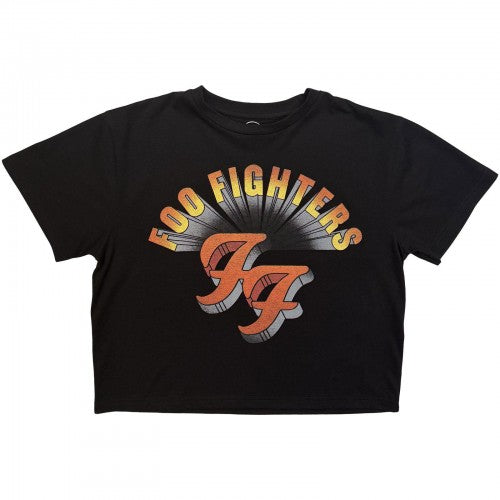 Front - Foo Fighters Womens/Ladies Emblem Crop Top