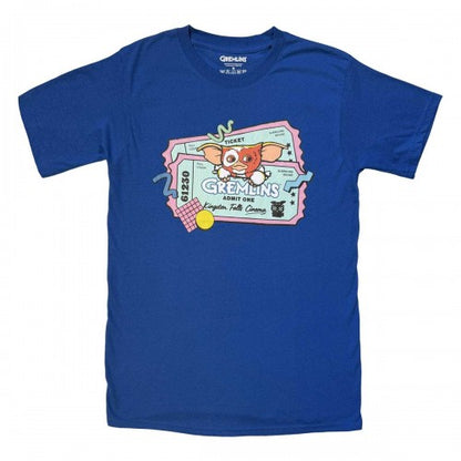 Front - Gremlins Unisex Adult Gizmo Ticket T-Shirt