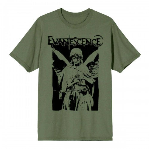Front - Evanescence Unisex Adult Angel T-Shirt