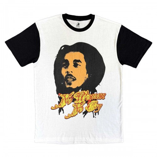 Front - Bob Marley Unisex Adult No Woman No Cry Raglan T-Shirt