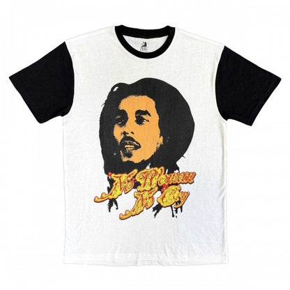 Front - Bob Marley Unisex Adult No Woman No Cry Raglan T-Shirt
