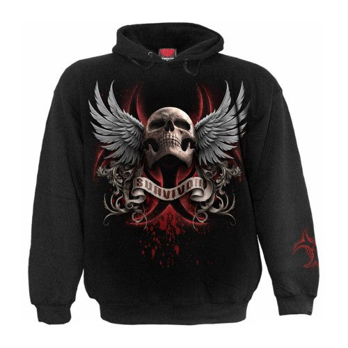 Front - Spiral Direct Unisex Adult Lockdown 2020 Back & Sleeve Print Hoodie