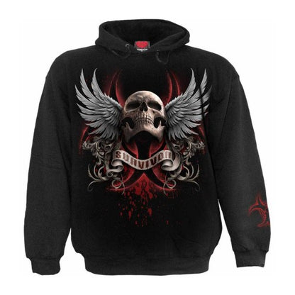 Front - Spiral Direct Unisex Adult Lockdown 2020 Back & Sleeve Print Hoodie