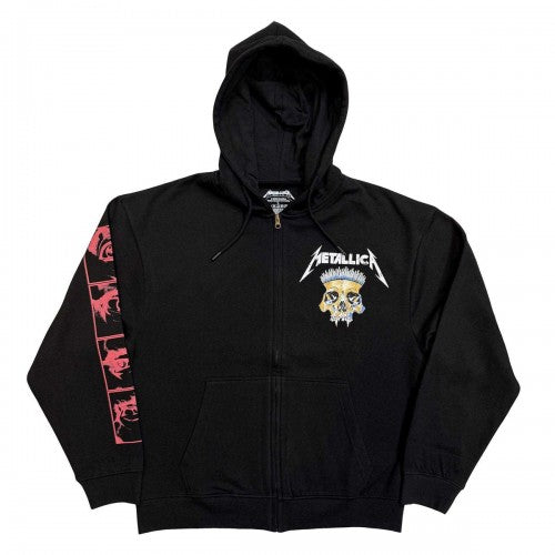 Front - Metallica Unisex Adult In Vertigo Back Print Full Zip Hoodie