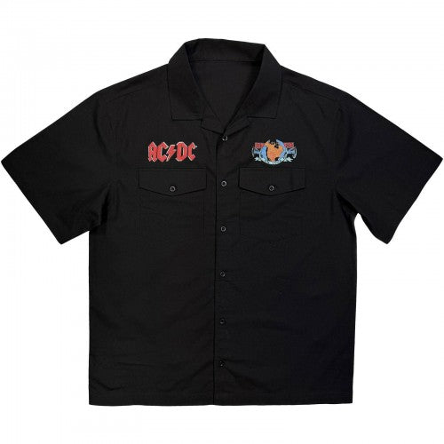 Front - AC/DC Unisex Adult On Tour '83 Back Print Shirt