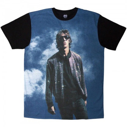 Front - Richard Ashcroft Unisex Adult Jacket Glitter T-Shirt