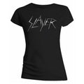 Front - Slayer Womens/Ladies Scratch Logo T-Shirt