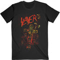 Front - Slayer Unisex Adult Blood Red T-Shirt